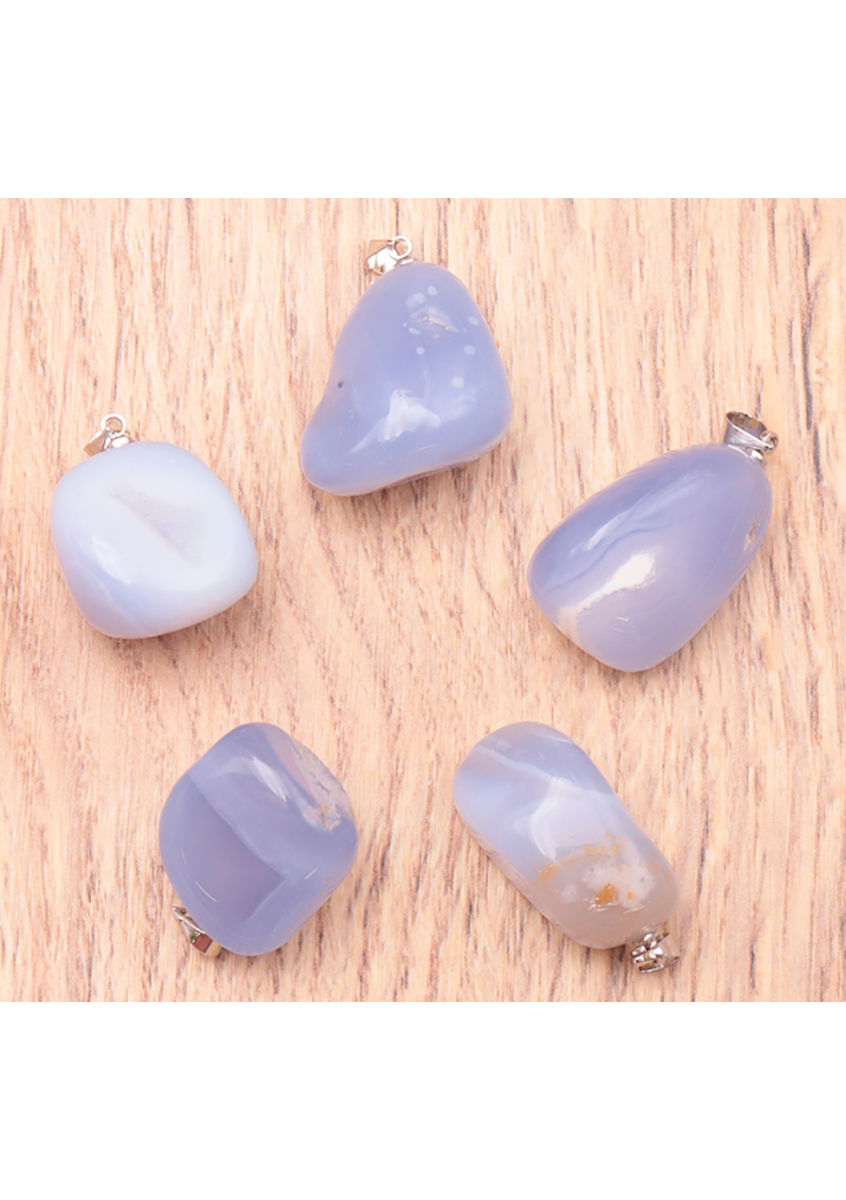 CALCEDOINE BLEUE PENDENTIF