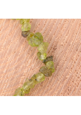 CHRYSOLITHE COLLIER PERIDOT PIERRES BAROQUES