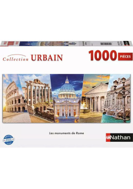 Puzzle 1000 pièces - Les monuments de Rome