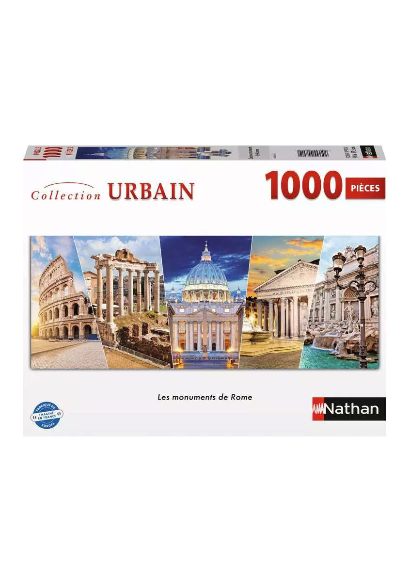 Puzzle 1000 pièces - Les monuments de Rome