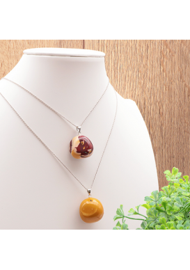 JASPE MOKAITE PENDENTIF