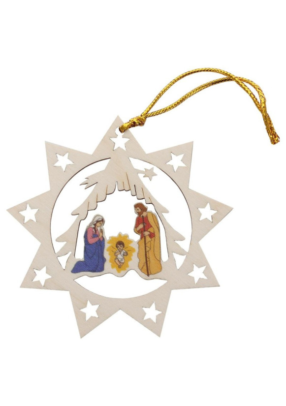 NATIVITÉ A SUSPENDRE DANS LE SAPIN