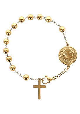 Bracelet avec médaille de St Benoit