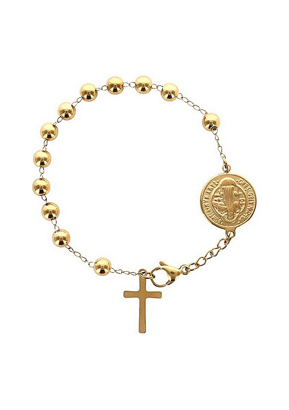 Bracelet avec médaille de St Benoit