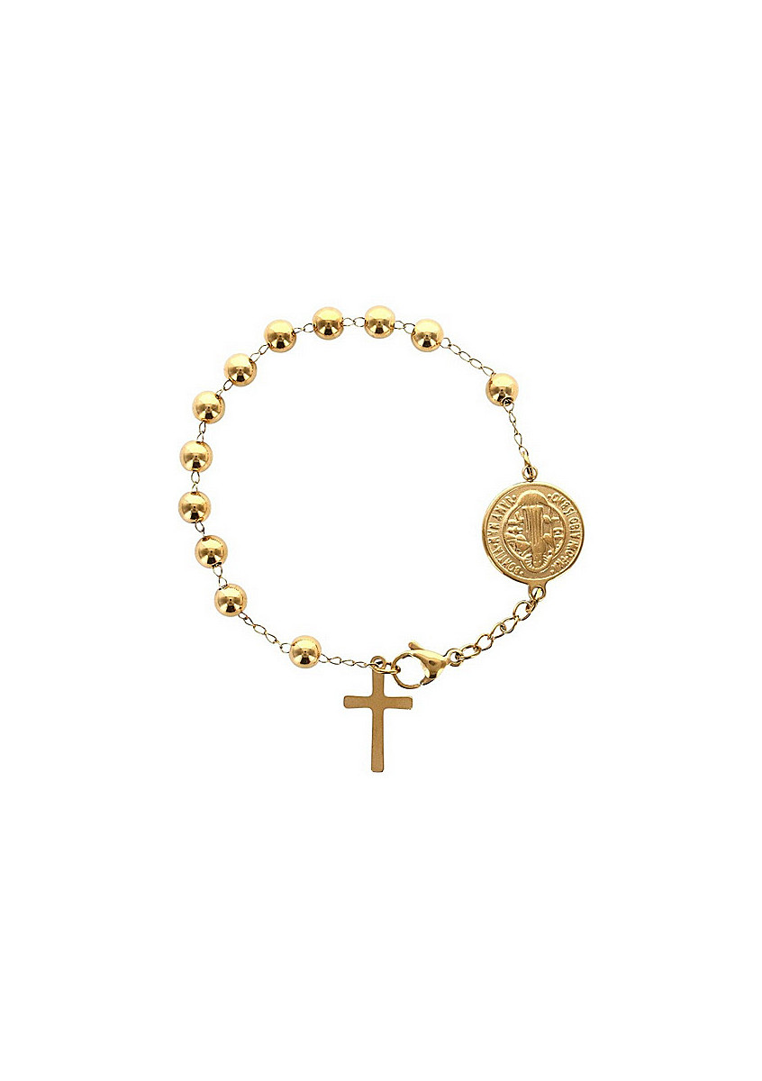 Bracelet avec médaille de St Benoit