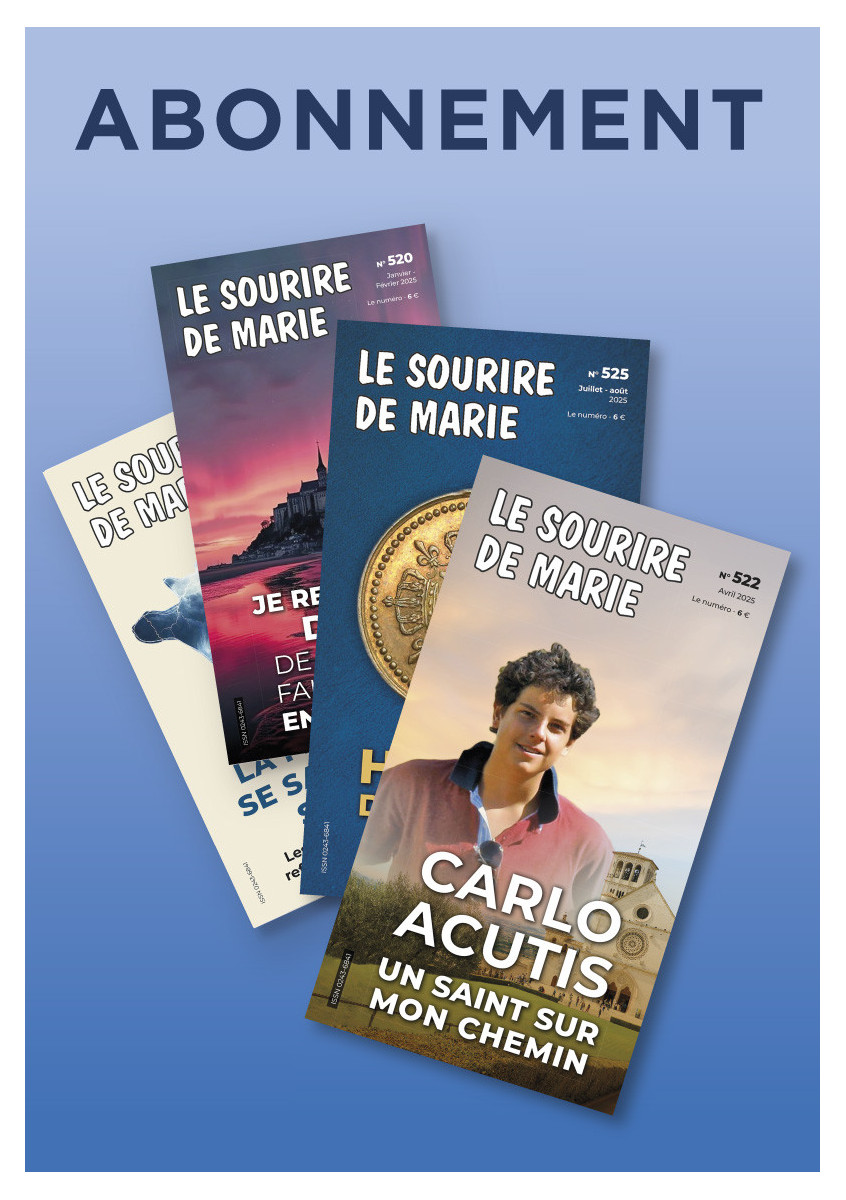 Abonnement au SOURIRE DE MARIE 1 an France métropolitaine