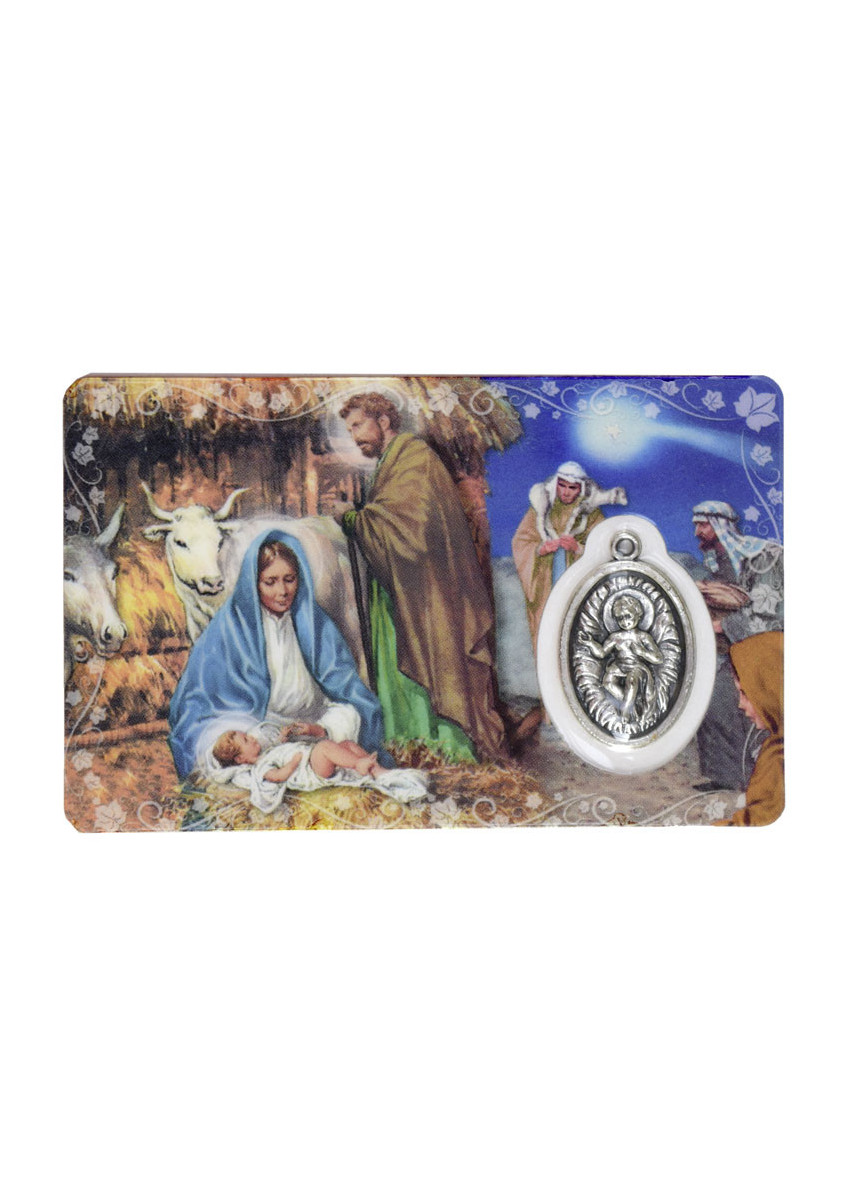 Carte médaille Noël