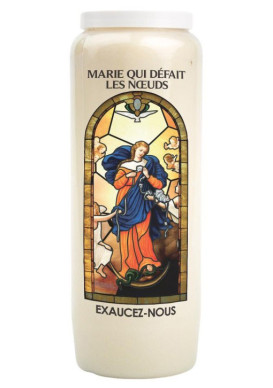 VEILLEUSE DE NEUVAINE MARIE QUI DÉFAIT LES NŒUDS AVEC PRIÈRE