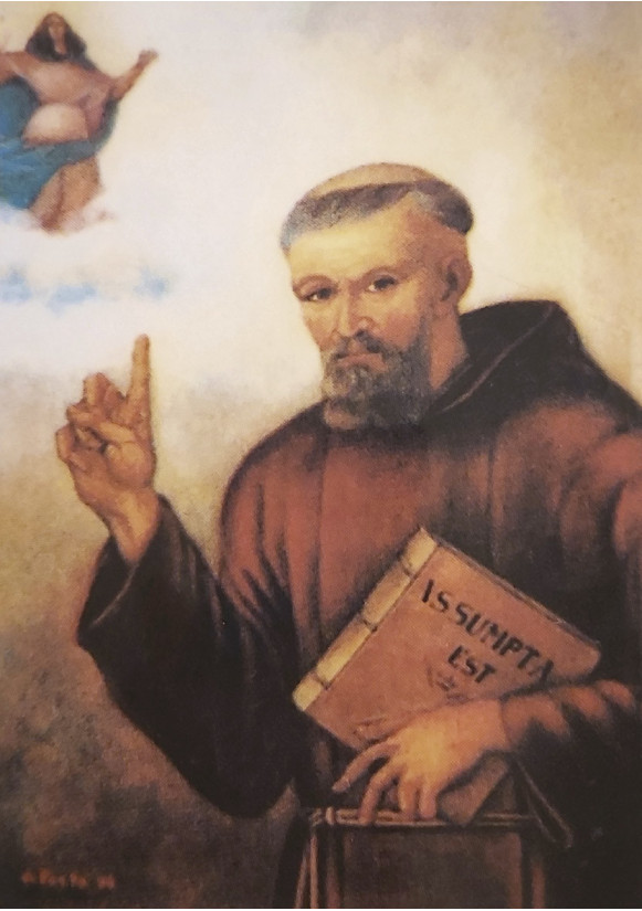 Lot 5 cartes de protection : Père Matteo d'Agnone