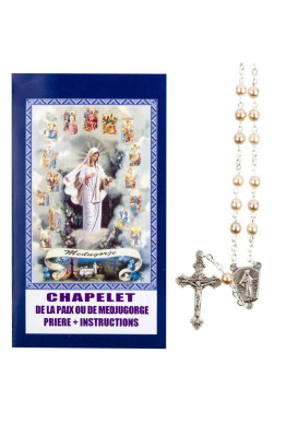 CHAPELET DE LA PAIX OU DE MEDJUGORJE