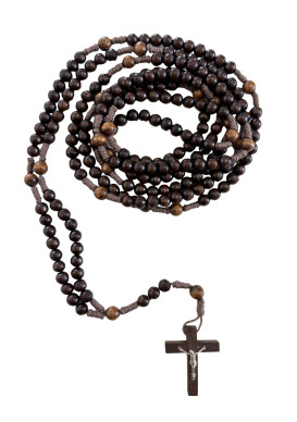 CHAPELET ROSAIRE SUR CORDE 20 dizaines