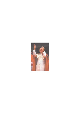 JEAN PAUL II ACCUEILLANT LA FOULE PHOTO