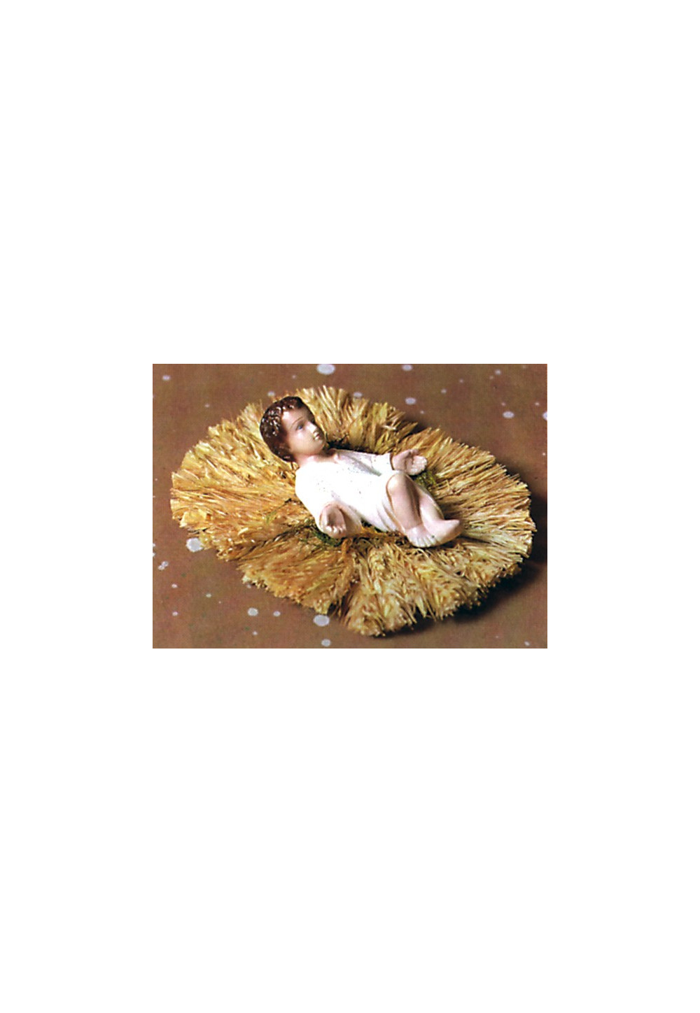 ENFANT JESUS SUR LIT DE PAILLE "EPI"