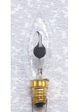 AMPOULE FLAMME SCINTILLANTE BLANCHE 