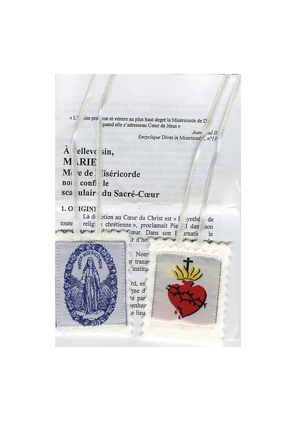 SCAPULAIRE ND DE LA MISÉRICORDE À PELLEVOISIN