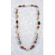 AGATE COLLIER PIERRE ROULEE 