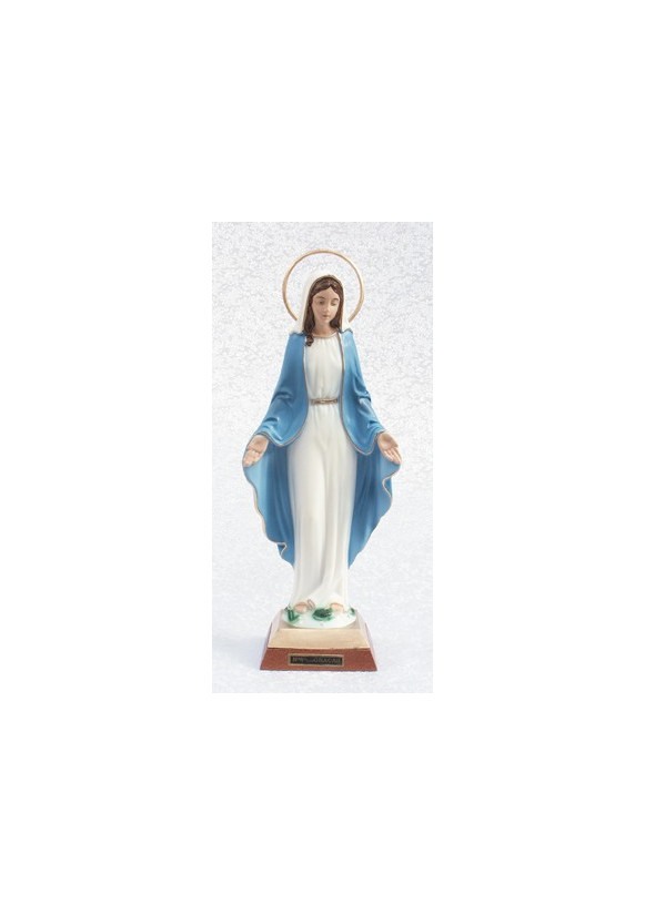 VIERGE MIRACULEUSE statue couleurs