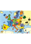 PUZZLE CARTE D'EUROPE - 250 PIÈCES