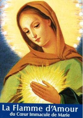 FLAMME D'AMOUR DU COEUR IMMACUL DE MARIE