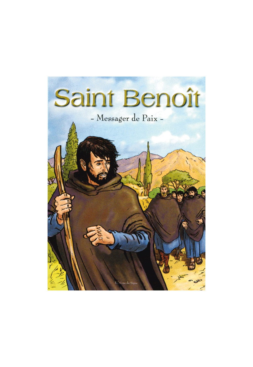 SAINT BENOIT MESSAGER DE PAIX - Bande dessinée couleurs