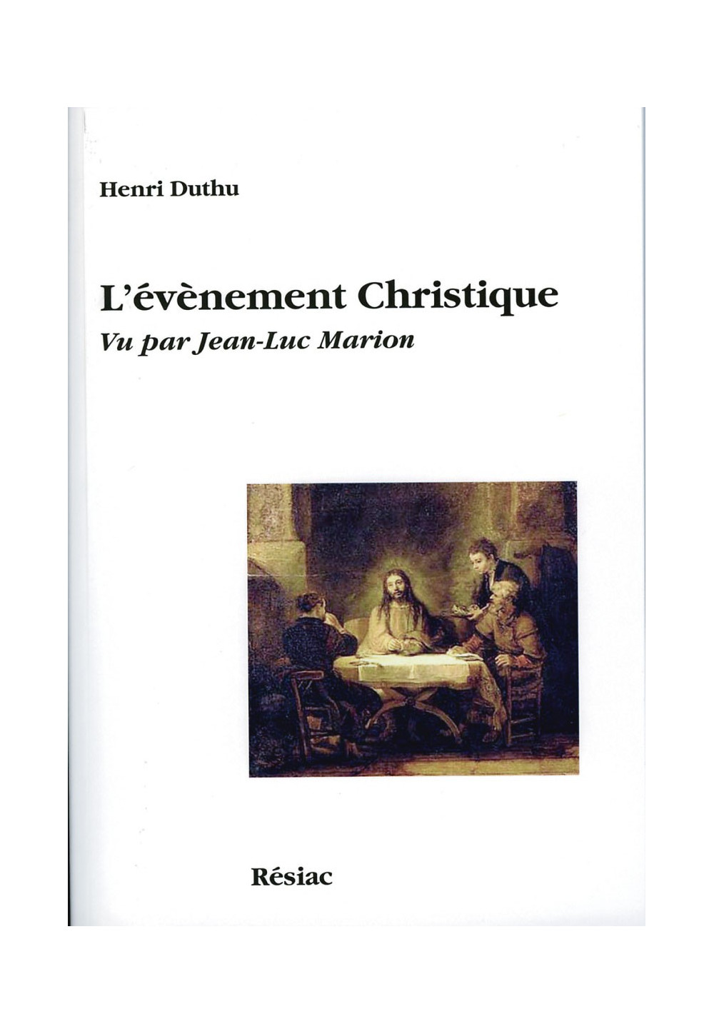 L'ÉVÉNEMENT CHRISTIQUE