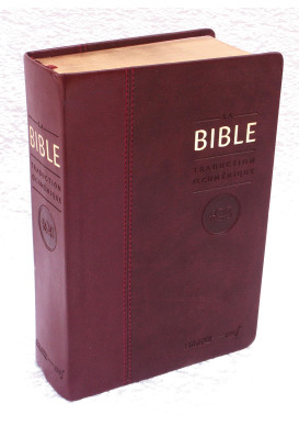 BIBLE TOB SIMILI CUIR tranche or