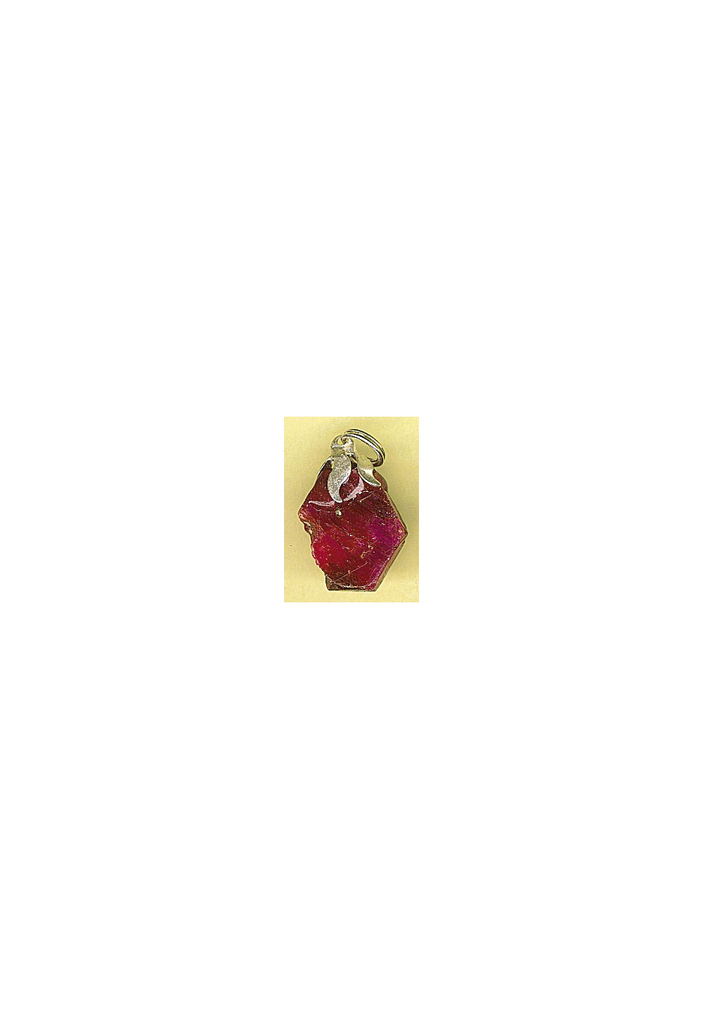 RUBIS PENDENTIF 