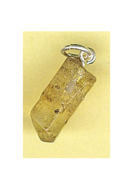 TOPAZE IMPERIALE CRISTALLISEE PENDENTIF