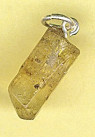 TOPAZE IMPERIALE CRISTALLISEE PENDENTIF 