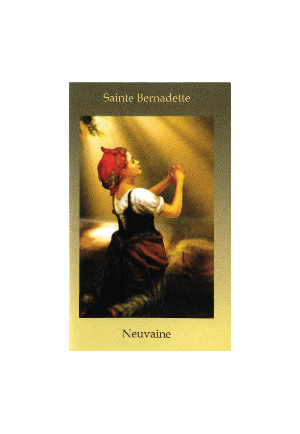 NEUVAINE A SAINTE BERNADETTE