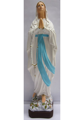 STATUE N.D. DE LOURDES H. 60 CM