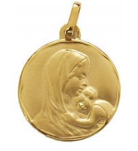 Médaille vierge et Enfants