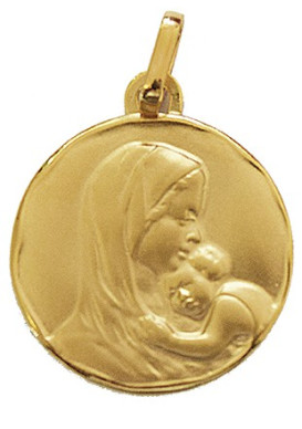 Médaille vierge et Enfants