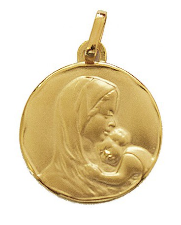 Médaille vierge et Enfants
