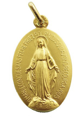 MEDAILLE MIRACULEUSE TRADITIONNELLE OR