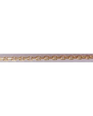 CHAINE OR - Maille Forçat - 5,40 g - l. 50 cm - maille 50