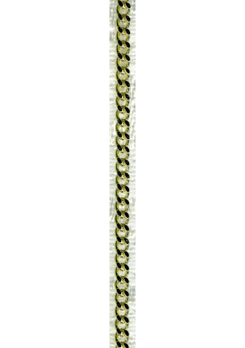 CHAINE PL OR - Maille Gourmette - Longueur 55 cm