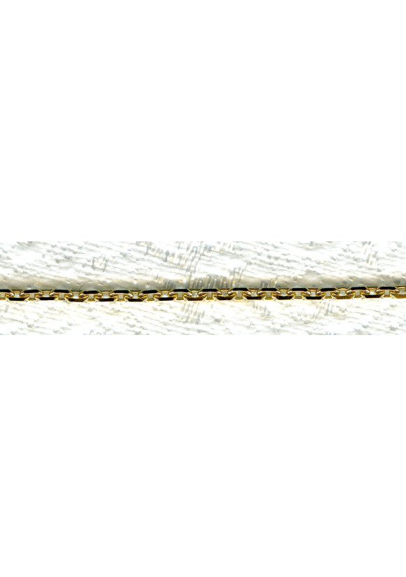 CHAINE OR - Maille Forçat - 3,90 g - l. 45 cm - maille 45