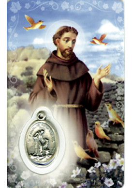 CARTE MEDAIL PLASTIQUE ST FRANCOIS
