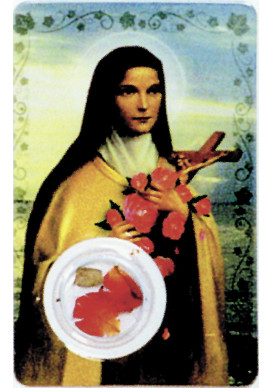 CARTE MEDAIL PLASTIQUE STE THERESE