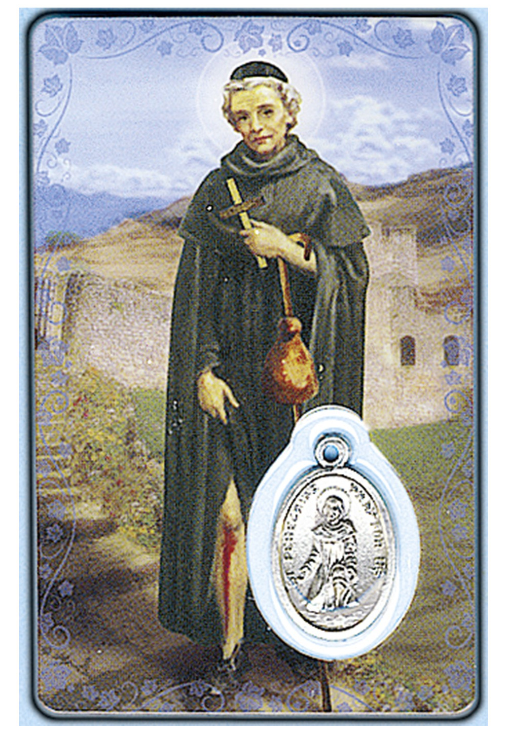 CARTE MEDAIL PLASTIQUE ST PEREGRIN