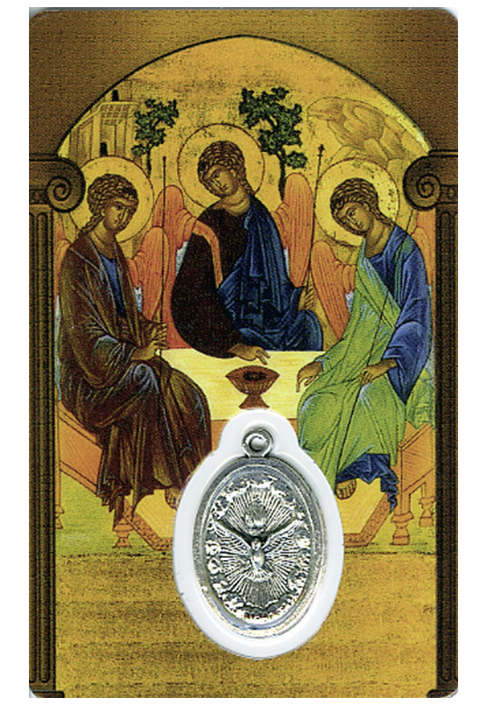 CARTE MEDAIL PLASTIQUE STE TRINITE DE ROUBLEV