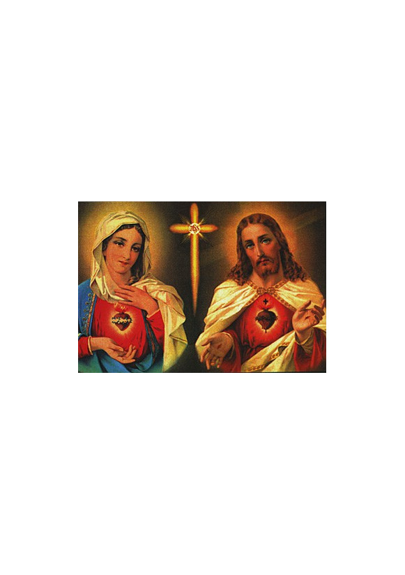 IM SACRES COEURS DE JESUS ET MARIE FT 10,5 x 15 cm