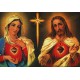 IM SACRES COEURS DE JESUS ET MARIE FT 5,6 X 7,9 cm