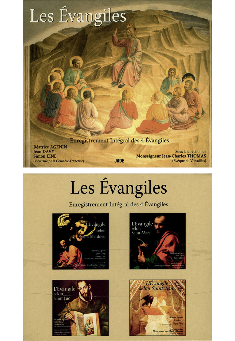 EVANGILES (LES) Coffret 9 CD audio des 4 Evangiles Trad Jérusalem