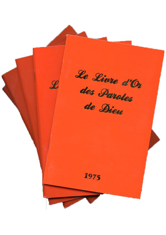 LIVRE D OR DES PAROLES DE DIEU (LE) LES 5 FASCICULES