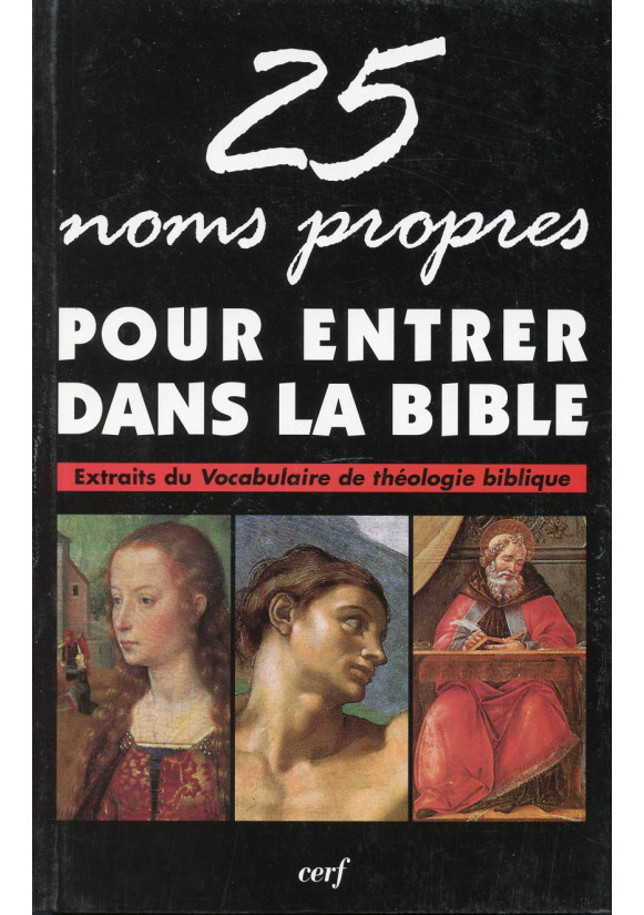 25 NOMS PROPRES POUR ENTRER DANS LA BIBLE